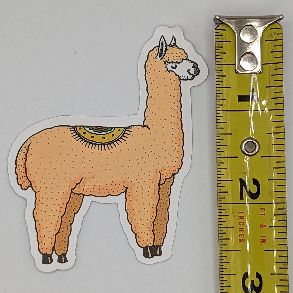 Llama Sticker - Picture 2 of 2